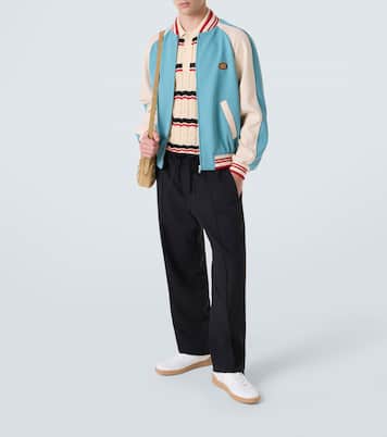 Virgin wool straight pants | Valentino