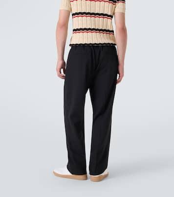 Virgin wool straight pants | Valentino