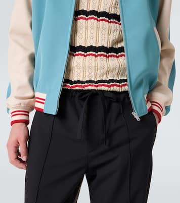 Virgin wool straight pants | Valentino