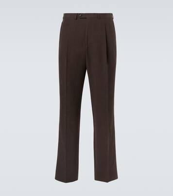 Amo linen canvas suit pants | Saman Amel