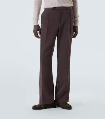 Amo linen canvas suit pants | Saman Amel
