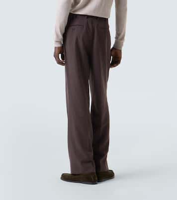 Amo linen canvas suit pants | Saman Amel