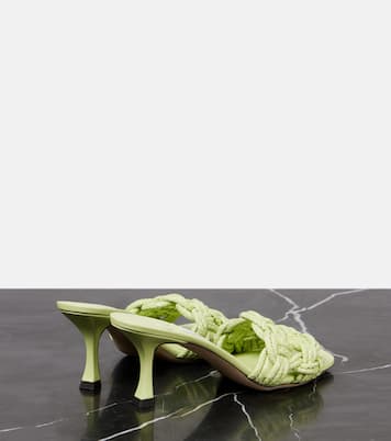 Pantoletten Chara 70 aus Raffiabast | Jimmy Choo