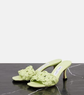 Pantoletten Chara 70 aus Raffiabast | Jimmy Choo