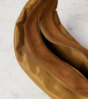 Borsa a spalla Olivia media con suede | Khaite