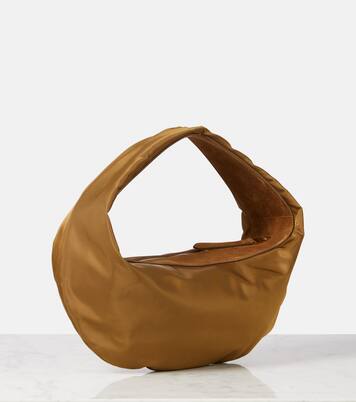 Borsa a spalla Olivia media con suede | Khaite