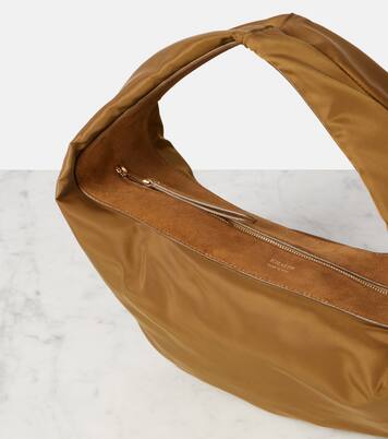 Borsa a spalla Olivia media con suede | Khaite