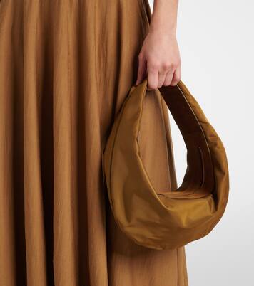 Borsa a spalla Olivia media con suede | Khaite