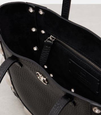 Verzierter Shopper Nellcôte Mini aus Leder | Valentino Garavani