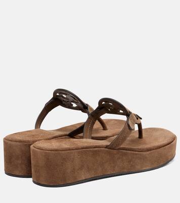 Miller 25 suede thong sandals | Tory Burch