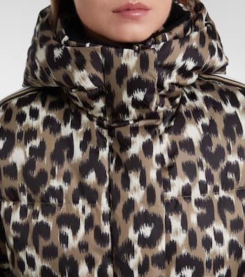 Veste doudoune Ada à motif léopard | Fusalp