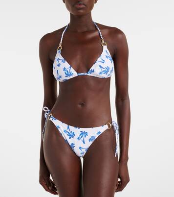 Bedrucktes Bikini-Oberteil Palm Beach | Heidi Klein