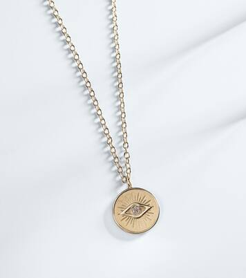 Collana in oro 14kt con diamanti | Sydney Evan