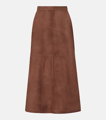 Suede midi skirt | 'S Max Mara