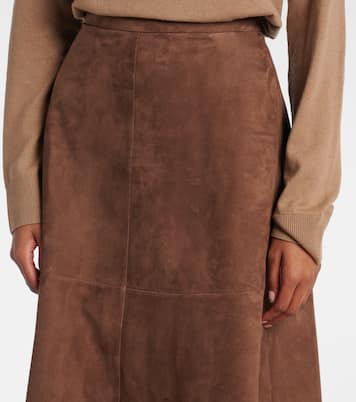 Suede midi skirt | 'S Max Mara