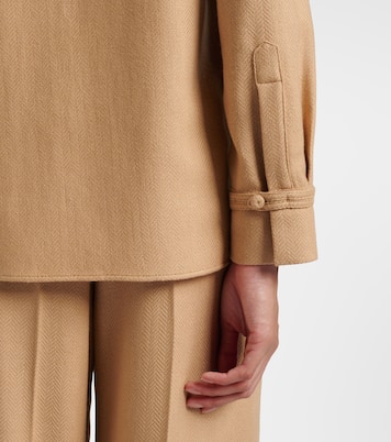 Cruz cashmere and silk shirt | Gabriela Hearst