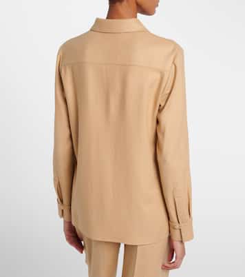 Cruz cashmere and silk shirt | Gabriela Hearst