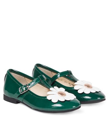 Dory leather ballet flats | Pom d'Api