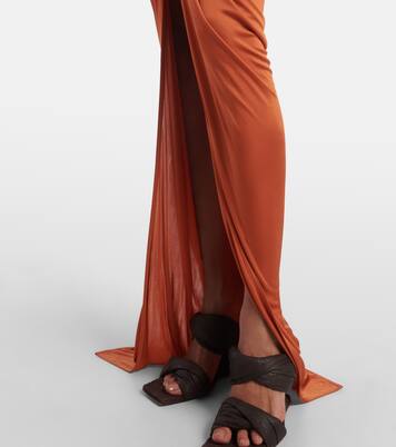 Robe longue Avra asymétrique | Rick Owens