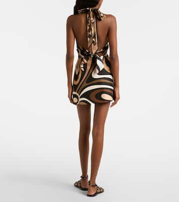 Marmo silk satin miniskirt | Pucci