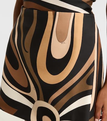 Marmo silk satin miniskirt | Pucci