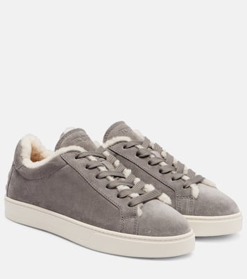 Classic shearling-lined suede sneakers | Tod's