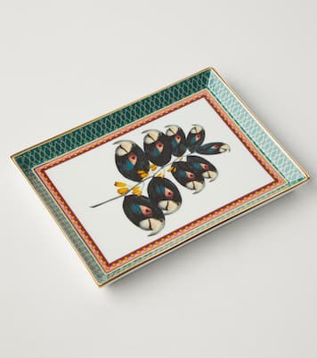Parrotstem porcelain decorative tray | La DoubleJ