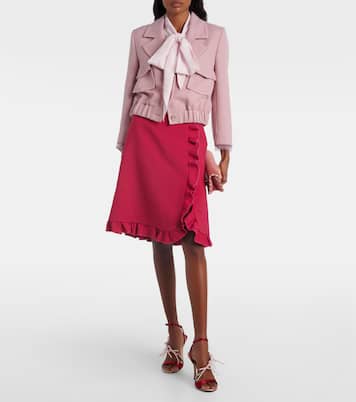 Lula 100 embellished satin sandals | Jimmy Choo