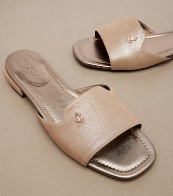 Pantoletten Dina aus Leder | Jimmy Choo