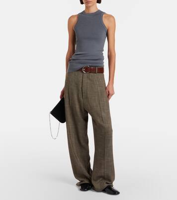 Ribbed-knit wool tank top | Phoebe Philo