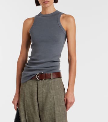 Ribbed-knit wool tank top | Phoebe Philo