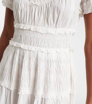 Leanne cotton poplin midi dress | Dôen