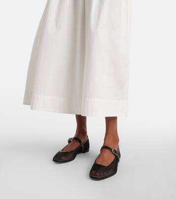 Leanne cotton poplin midi dress | Dôen