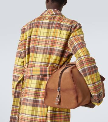 Suede duffel bag | Prada