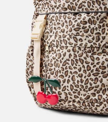 Clover leopard-print sequined backpack | Konges Sløjd