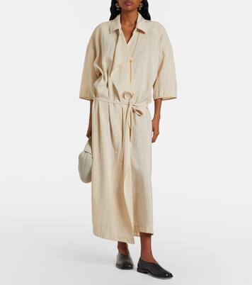 Piped leather slip-on shoes | Lemaire