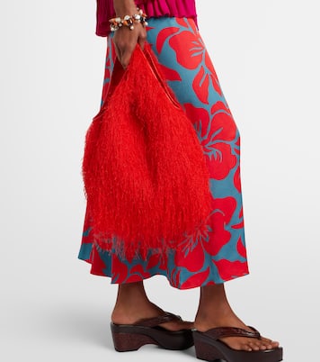 Marche Medium fringed top-handle bag | Dries Van Noten