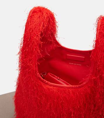 Marche Medium fringed top-handle bag | Dries Van Noten