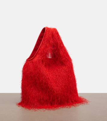 Marche Medium fringed top-handle bag | Dries Van Noten