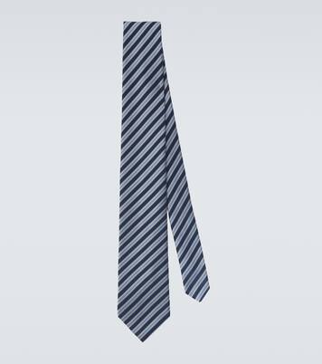 Krawatte aus Seiden-Jacquard | Charvet