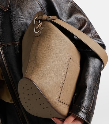 Schultertasche Pin Mini aus Leder | Delvaux