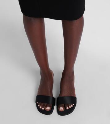 Mules Andreea in raso | Amina Muaddi