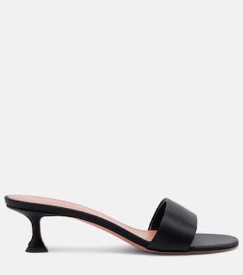 Mules Andreea in raso | Amina Muaddi