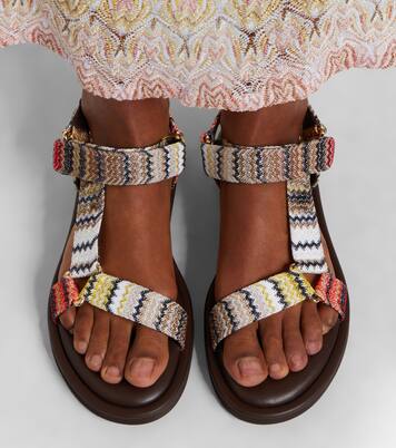 Minnie Zigzag sandals | Missoni