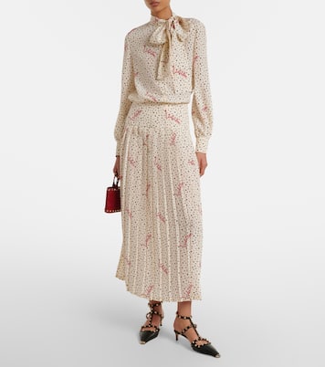 Hemd Plus De Pois aus Crêpe de Chine | Valentino