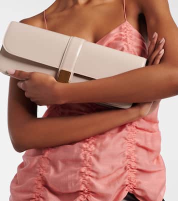 Blake leather clutch | Khaite