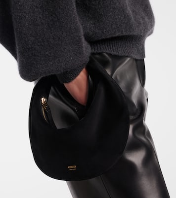 Olivia Mini suede shoulder bag | Khaite