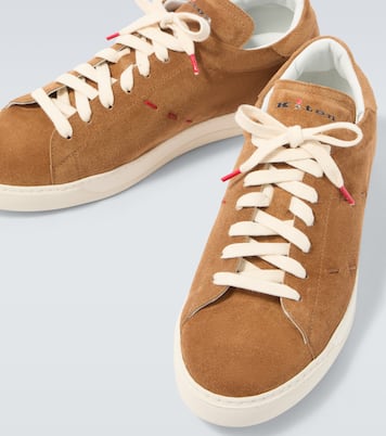 Sneakers aus Veloursleder | Kiton