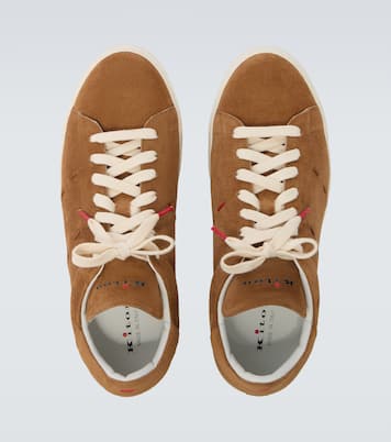 Sneakers aus Veloursleder | Kiton