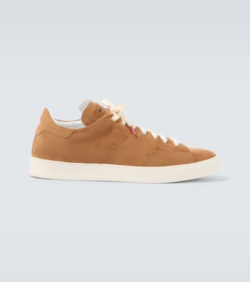 Sneakers aus Veloursleder | Kiton
